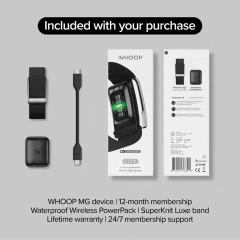 Whoop Life 0.5 MG - 12-Month Membership.